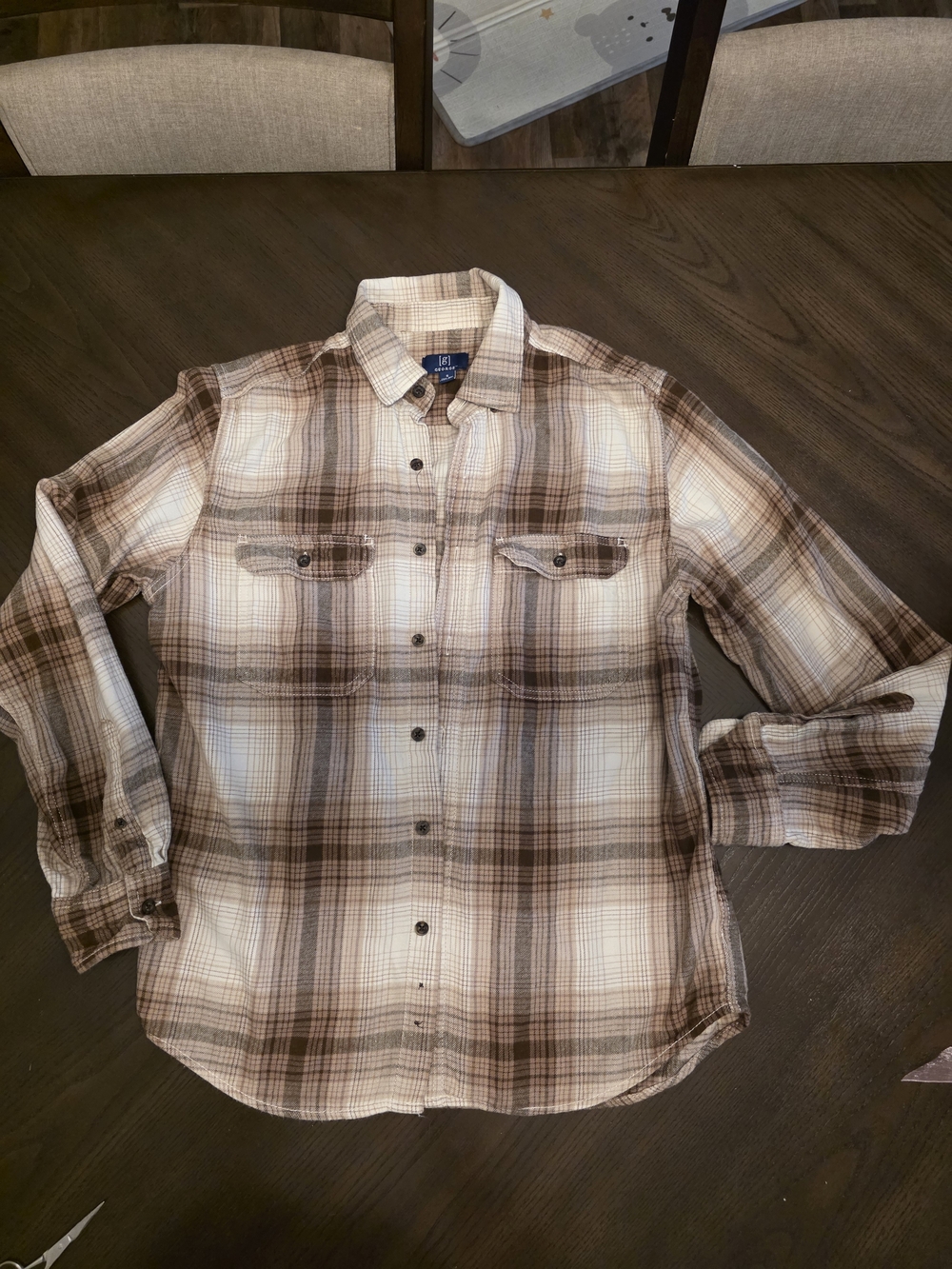 George Brown Plaid Button-Down Shirt